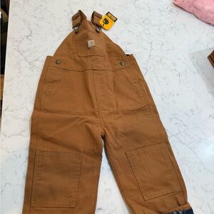 Carhartt Tan Kids Overalls